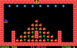 Vlak Gameplay (DOS)