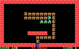Vlak Gameplay (DOS)