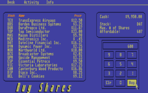 Wall Street Gameplay (Atari ST)