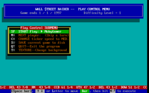 Wall $street Raider Gameplay (DOS)