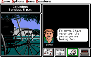 Where in the U.S.A. Is Carmen Sandiego? Gameplay (DOS)