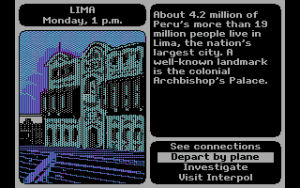 Where in the World Is Carmen Sandiego? Gameplay (DOS)