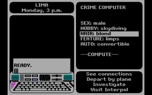 Where in the World Is Carmen Sandiego? Gameplay (DOS)