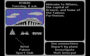 Where in the World Is Carmen Sandiego? Gameplay (DOS)
