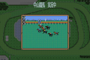 Winning Post Gameplay (Sharp x68000)