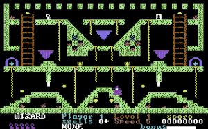 Wizard Gameplay (Commodore 64)