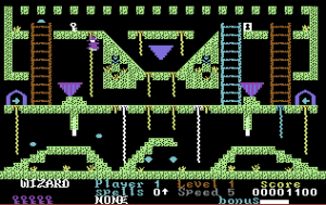 Wizard Gameplay (Commodore 64)
