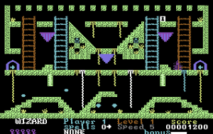 Wizard Gameplay (Commodore 64)