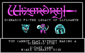 Wizardry III: Legacy of Llylgamyn Gameplay (DOS)