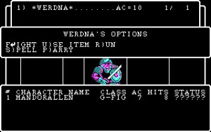 Wizardry IV: The Return of Werdna Gameplay (DOS)