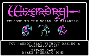 Wizardry: Proving Grounds of the Mad Overlord Gameplay (DOS)