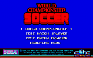 World Championship Soccer Gameplay (DOS)