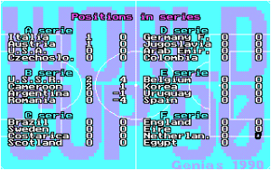 World Cup 90 Gameplay (DOS)