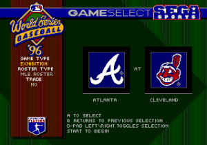 World Series Baseball '96 Gameplay (Sega Genesis)