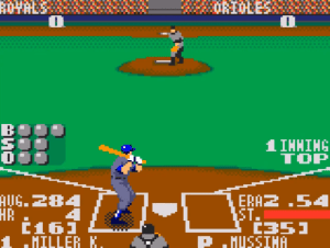 World Series Baseball Gameplay (Game Gear)