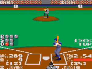 World Series Baseball Gameplay (Game Gear)