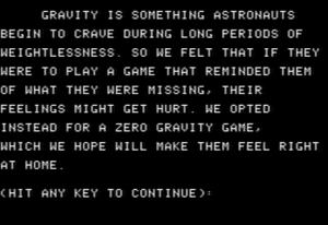 Zero Gravity Pinball Gameplay (Apple II)