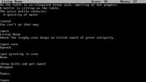 Zork: The Great Underground Empire Gameplay (DOS)
