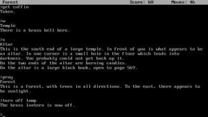 Zork: The Great Underground Empire Gameplay (DOS)