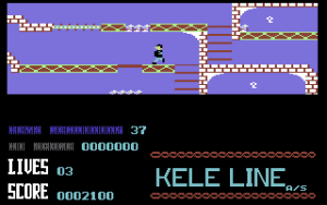 Zyrons Escape Gameplay (Commodore 64)